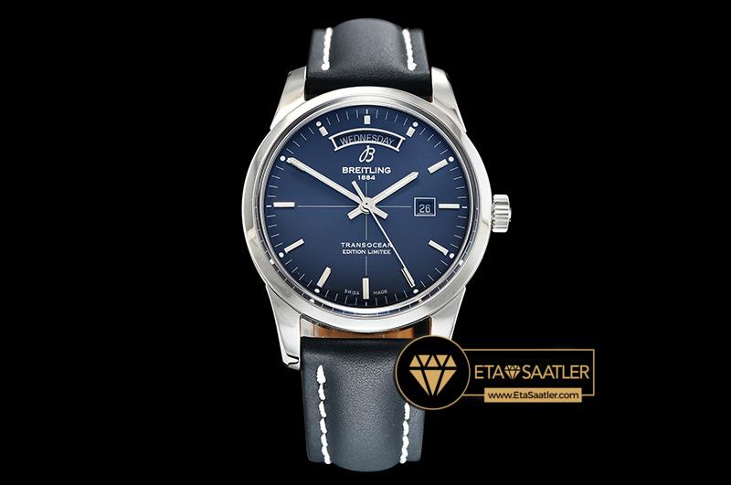 Breitling Transocean Day Date Mavi Kadran ETA